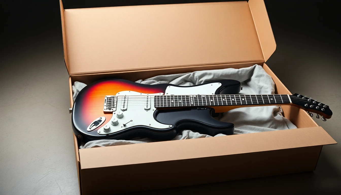 Préparation de la guitare